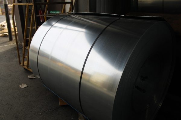 galvanized sheet metal coil in warehouse