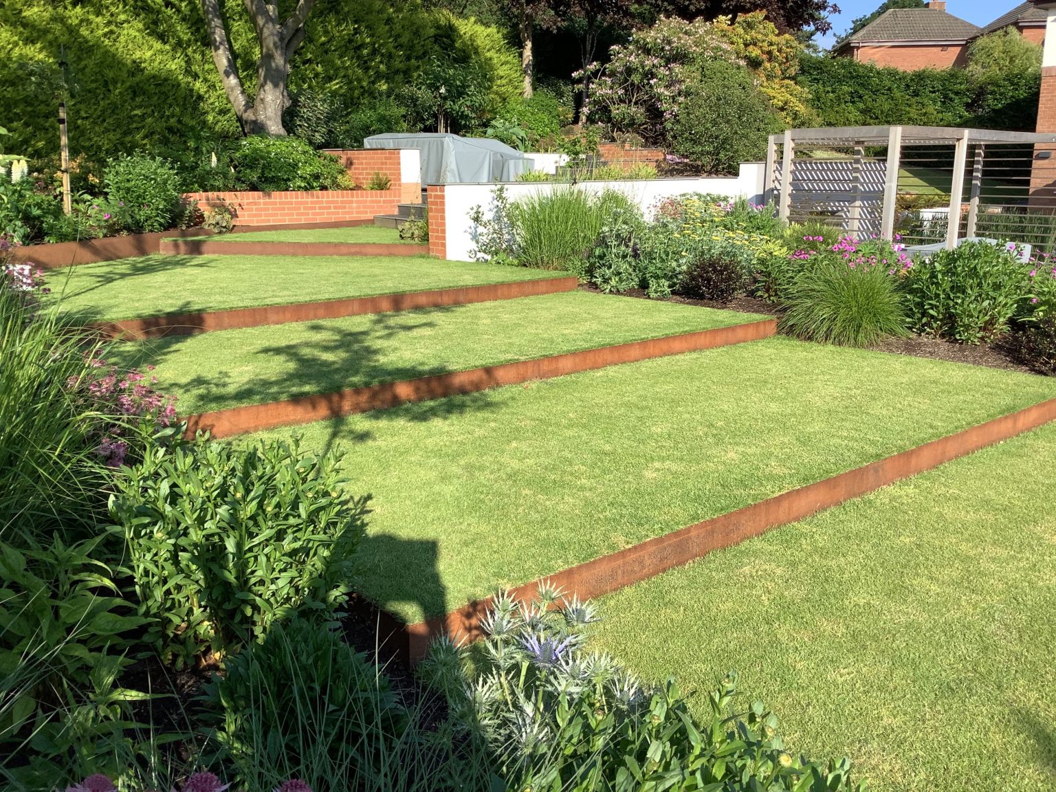 CorTen Steel Edging • Durable Rustic Garden Edging • Buy Metal Online