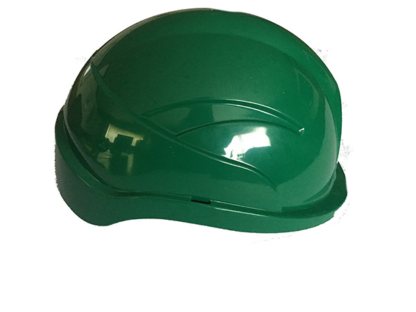 green safety hard hat