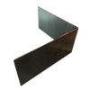 corten steel lawn edging corner