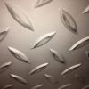 stainless steel checker sheet close up