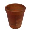 corten steel flower pot shaped garden planter