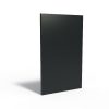 aluminium garden fence panel in black
