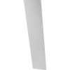 Galvanised Steel Kick Plate on white background