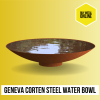 geneva corten steel water bowl product image
